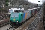 185 541 mit DGS 40028 am 12.03.2009 in Offenburg.