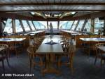 Weitere Fotos:  RHEINKRONE  (1991) - Der Salon auf dem Hauptdeck, Blick zum Bug.