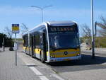 (273'696) - Qbuzz, Groningen - Nr. 7534/09-BXV-9 - eMercedes am 5. April 2025 in Lauwersoog, Veerhaven