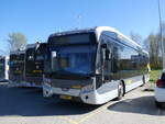 (273'715) - Qbuzz, Groningen - Nr. 7028/60-BPB-1 - eVDL am 5. April 2025 in Zoutkamp, Garage