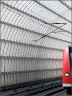 Eine Impression vom Bahnhof Ludwigshafen-Mitte. Fotografiert hat hier Jonas, aber mit dem ganzen Zug. Die Schnittidee hatte dann Matthias. 08.03.2008