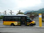 (235'455) - PostAuto Zentralschweiz - Nr. 8/OW 10'314 - Mercedes (ex Dillier, Sarnen Nr. 8) am 8. Mai 2022 beim Bahnhof Sarnen