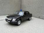 Wolga 3105 Polizeifahrzeug Masstab 1:43.
