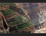 . Schieflage - Gesteinsschichten auf Helgoland, 2007 (Matthias)