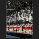 In den groen Bahnhofshallen ergibt sich oftmals ein interessantes Licht- und Schattenspiel. (Matthias)