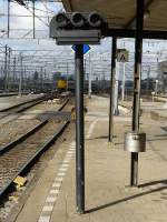 Bremsprobesignal fotografiert in Utrecht CS 11-02-2008.
