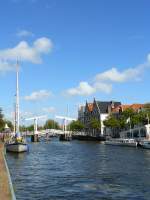 Spaarne in Haarlem 10-08-2008.