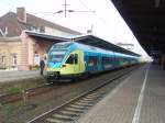 ET 019 der Westfalenbahn als RB 66 nach Mnster (Westf.) Hbf in Osnabrck Hbf. 08.11.2008