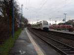 460 015 der trans regio als RB 26 Koblenz Hbf - Kln-Messe/Deutz bei der Einfahrt in Remagen. 21.12.2008