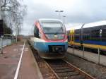 Ein VT 643 der Prignitzer Eisenbahn als RB 44 nach Oberhausen Hbf in Dorsten. 29.03.2008