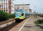 ET 016 als RB 65 aus Rheine bei der Einfahrt in Mnster (Westf.) Hbf. 07.08.2008