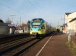 ET 011 der Westfalenbahn als RB 65 Mnster (Westf.) Hbf - Rheine in Greven. 08.12.2008