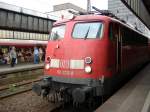 110 325 als RE 1 nach Dortmund Hbf in Essen Hbf. 05.07.2006