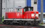 Die 2068 028-6, eines der Arbeitstiere im Bahnhof Salzburg. Aufgenommen am 12.10.09.