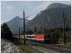 1044 090 beim berqueren des Inn in Brixlegg.