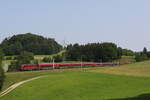 1116 201 aus Salzburg kommend am 10. Juni 2025 bei Vachendorf.