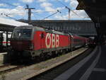 BR 1293 051 mit (RJ 87 Mnchen Hbf -> Bologna Centrale) Steht Mnchen Hbf. 29.05.2025