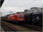 Das erste Bild das am 9.6.09 entstanden ist. Kurz vor meiner abfahrt nach Mnchen und weiter nach Haar, kam noch 1116 013-2 mit einem Gterzug in Regensburg an. Bild entstand um 7:32 in Regensburg Hbf