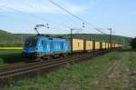 1116 080 bespannte am 07.05.2008 einen Containerzug von sterreich nach Bremerhaven Kaiserhafen. Aufgenommen bei Mecklar