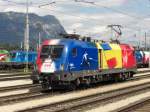 1116 056-1  Rumnien  whrend der Lokparade in Wrgl am 24. August
2008.