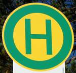 (280'513) - Wetterstein-Haltestellenschild - Seefeld, Wildmoosalm - am 18. September 2025