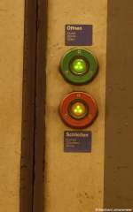 Trknopfe an einem modernen BB Intercitywagen.