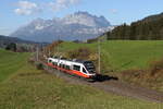 4023 xxx war am 29. Oktober 2024 bei Fieberbrunn auf dem Weg nach Schwarzach/St. Veit.