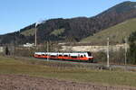 4746 006 auf dem Weg nach Saalfelden am 10. November 2024 bei Hochfilzen.
