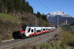 4748 038 aus Hochfilzen kommend am 8. November 22025 bei Pfaffenschwend.