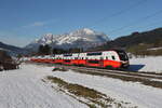4736 101 war am 3. Dezember 2025 bei Fieberbrunn in Richtung Wrgl unterwegs.