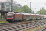 BR 1216 018 (E190 018) als (RJ88 Bologna Centrale -> München Hbf) durch München-Heimeranplatz.  26.Juli 2025
