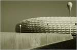 Allianzarena in Mnchen. Architekten: Herzog & de Meuron.