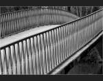 . Ein Spiel mit Gerade und Gebogen - Gelnder einer Fugngerbrcke ber die Rems in Waiblinen. (Matthias)