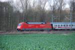 101 032 mit EC 101 am 25.03.2008 bei Appenweier.