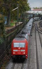 101 123 mit EC 7 am 28.10.2008 in Offenburg.