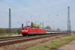 120 120 und 101 085 mit EC 7 am 05.04.2008 in Niederschopfheim.