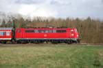 111 060 am 25.03.2008 bei Offenburg.