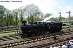 Auf Paradefahrt in Wolsztyn ist Tr12 (Wolsztyn, 03.05.2008).