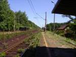 Im Bahnhof Borowiany im Sommer 2006.