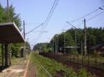 Im Bahnhof Borowiany im Sommer 2006.