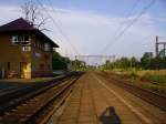 Im Bahnhof Rudziniec im Juli 2008.