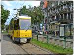 KT4DT 104 (ex. Berliner 7018 (BVG)) auf der Linie 12 nach Pomorzany