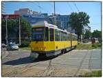 KT4DT 120 (ex. Berliner (BVG) 7023) auf der Linie 5 nach Krzekowo