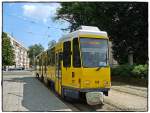 KT4DT 103 (ex. Berliner (BVG) 7017) auf der Linie 1 nach Glebokie