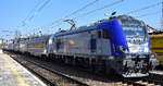 PKP Intercity Sp. z o.o., Warszawa [PL]  EU 160-093  [NVR-Nummer: 91 51 5 170 294-0 PL-PKPIC] mit dem IC 8308 WYCZOLIKOWSKI Richtung Przemysl Glowny bei der Einfahrt 
Bahnhof Kostrzyn nad Odrą am 19.03.26