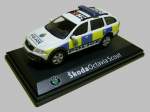 Skoda Octavia Scout der British Merseyside Police. Mastab 1:43 Hersteller Abrex aus Tschechien. Weitere Bilder auf http://www.skoda-modelle.de 
