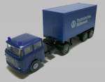 Skoda 706 RTTN Container-Sattelzug des THW Mastab 1:87 Modellhersteller: Hruska Permot/ Weitere Bilder auf http://www.skoda-modelle.de 