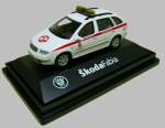 Skoda Fabia I Pohotovost Autobusy Nr. 31. Mastab 1:72 Hersteller Abrex aus Tschechien. Weitere Bilder auf http://www.skoda-modelle.de 
