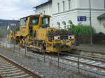Gleisbauarbeiten am 19.07.09 im Bahnhof Oeventrop