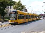 Neue Fahrzeuge auf der Linie 11 (2004 noch ganz neu)
in Dresden